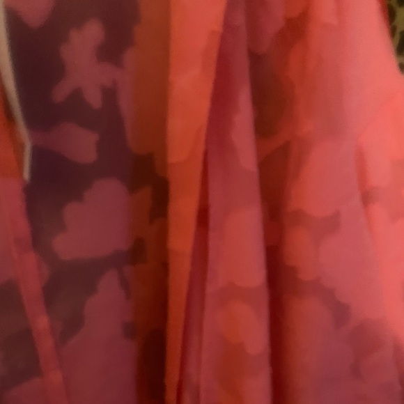 Lane Bryant Size 18 Contemporary Feminine Print Sheer Classic Crop Wrap Top NWT - Picture 5 of 9